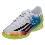 adidas F10 Indoor Junior Messi (White/Black)